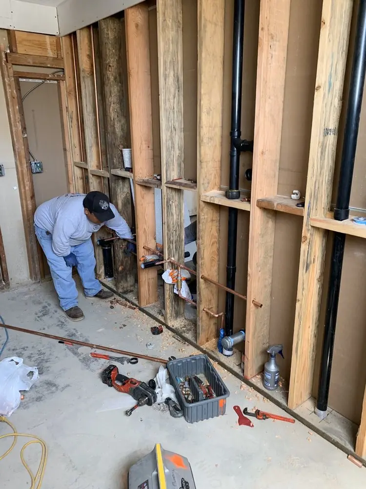 Commercial rough-in plumbing for Gas Line Repair in Middle Creek